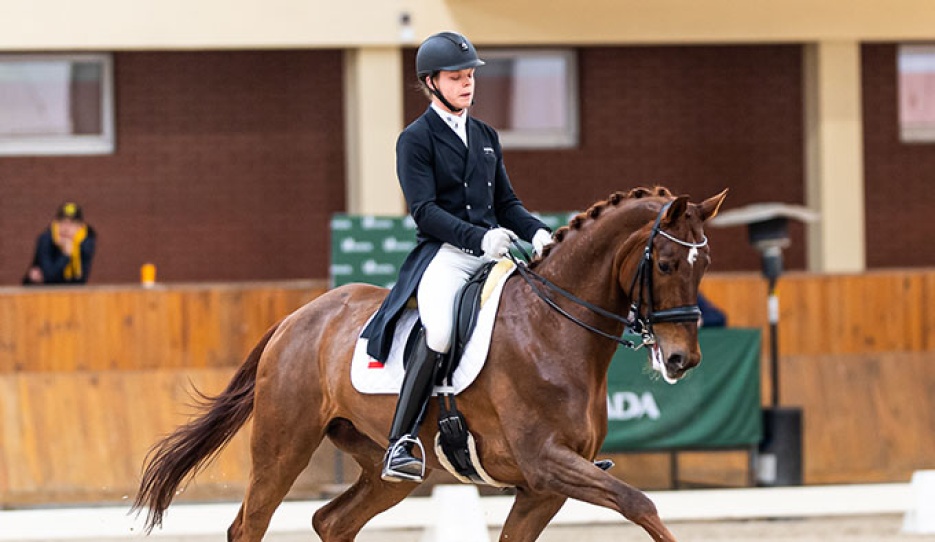 Filip Kowalski and Bel Fleur at the 2022 CDI Zakrzow :: Photo © Lukasz Kowalski