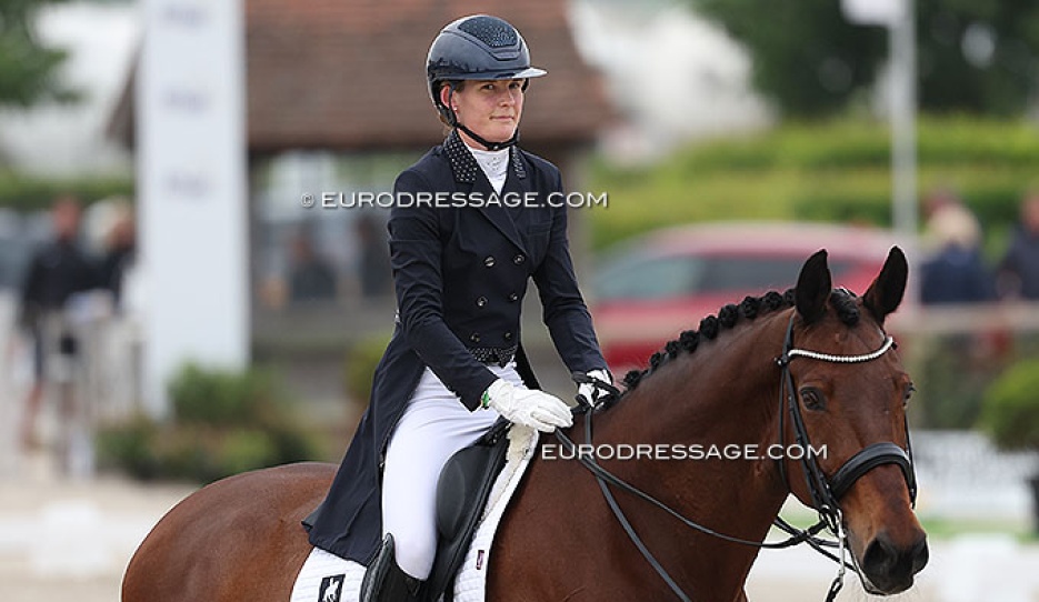 Lara Butler on Graaf Leatherdale T at the 2025 CDIO Lier :: Photo © Astrid Appels