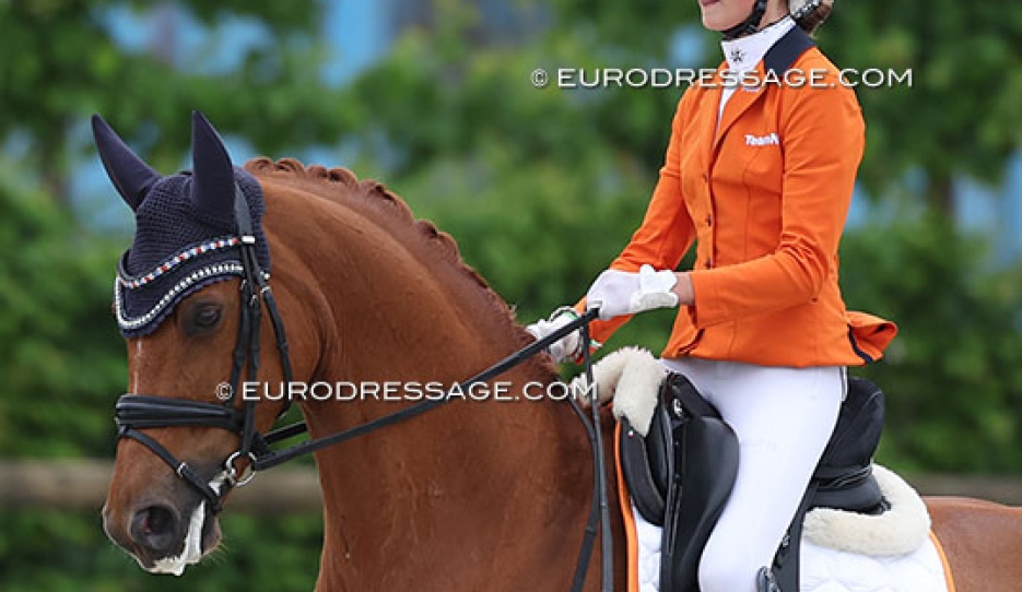 Bo Leijten and Gentle van Wittenstein at the 2025 CDIO Lier :: Photo © Astrid Appels