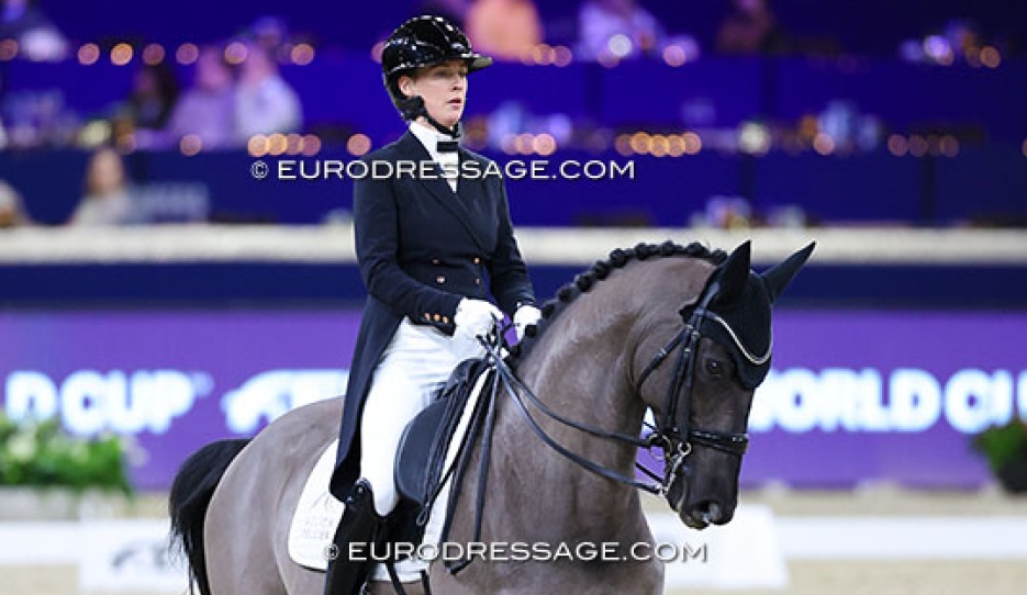 Camille Judet Cheret and Herelja Higgins at the 2025 CDI-W Mechelen - Photo © Astrid Appels
