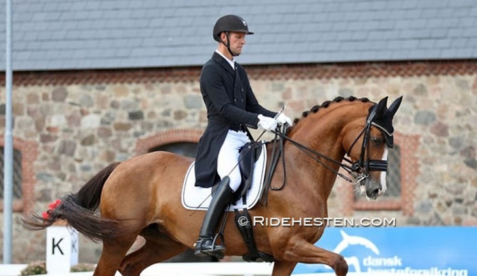Daniel Bachmann Andersen and Diva Pilekaer at the national show in Vilhelmsborg :: Photo © Ridehesten
