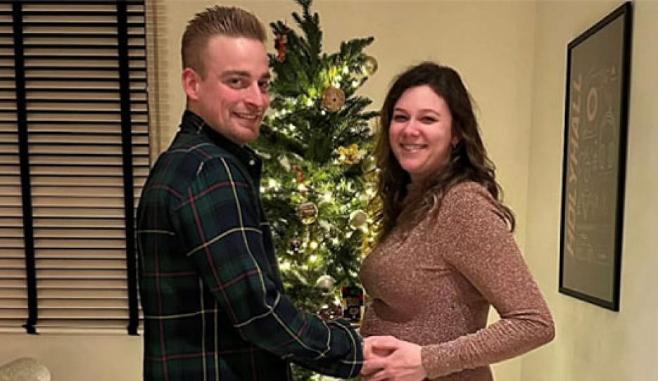 Stef Alen and Belgian Olympian Laurence Roos are expecting 