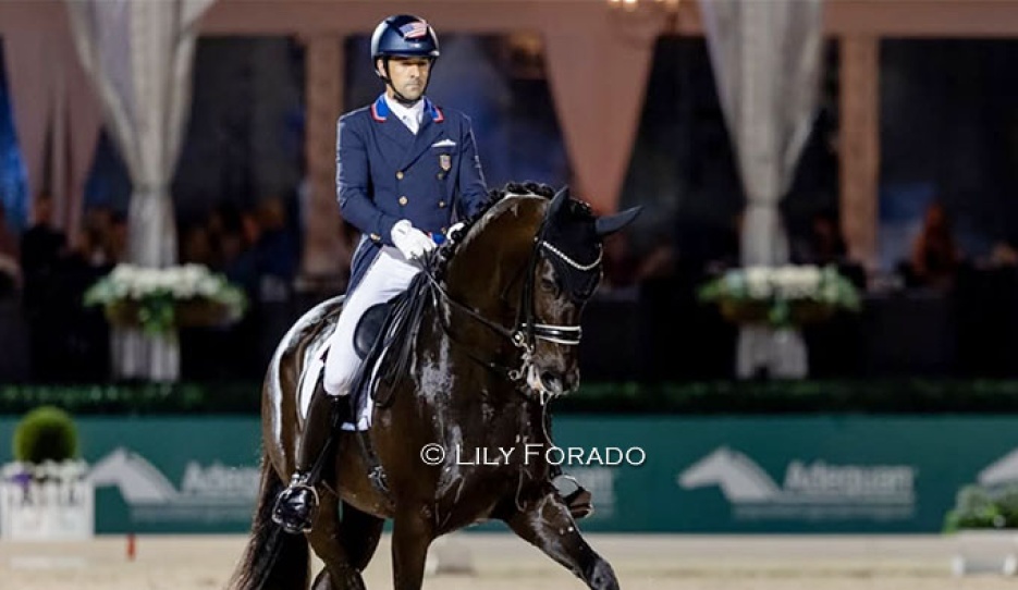 Marcus Orlob and Jane at the 2026 CDI 5* Wellington :: Photo © Lily Forado