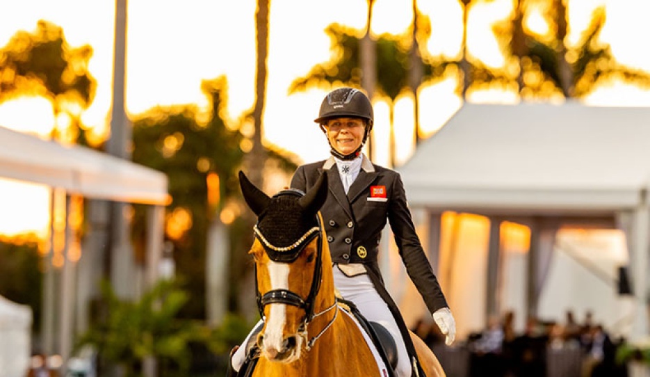 Susan Pape and Giulilanta win the 5* Grand Prix at the 2026 CDI Wellington :: Photos © Astrid Appels