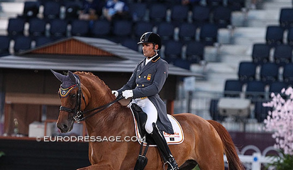Jose Antonio Garcia Mena and Divina Royal at the 2021 Olympics in Tokyo :: Photo © Astrid Appels
