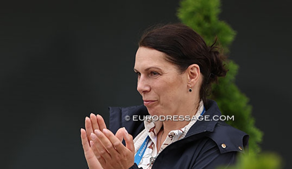 Judge Gabriela Valerianova (CZE) at the 2023 CDIO Aachen :: Photo © Astrid Appels