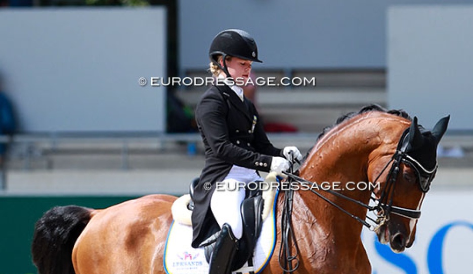 Lina Dolk and Biggles at the 2016 CDIO Aachen :: Photo © Astrid Appels