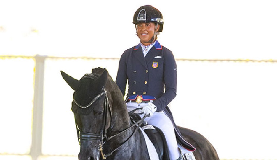 Genay Vaughn and Gino at the 2026 CDI-W Del Mar :: Photos © Terri Miller
