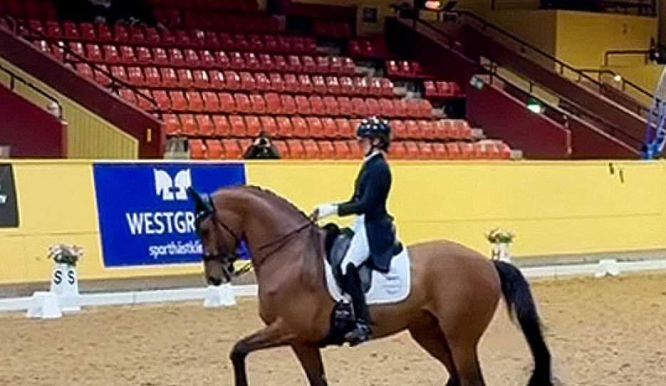 Rebecca Mauléon and Johnnie Walker at the 2026 CDI Flyinge