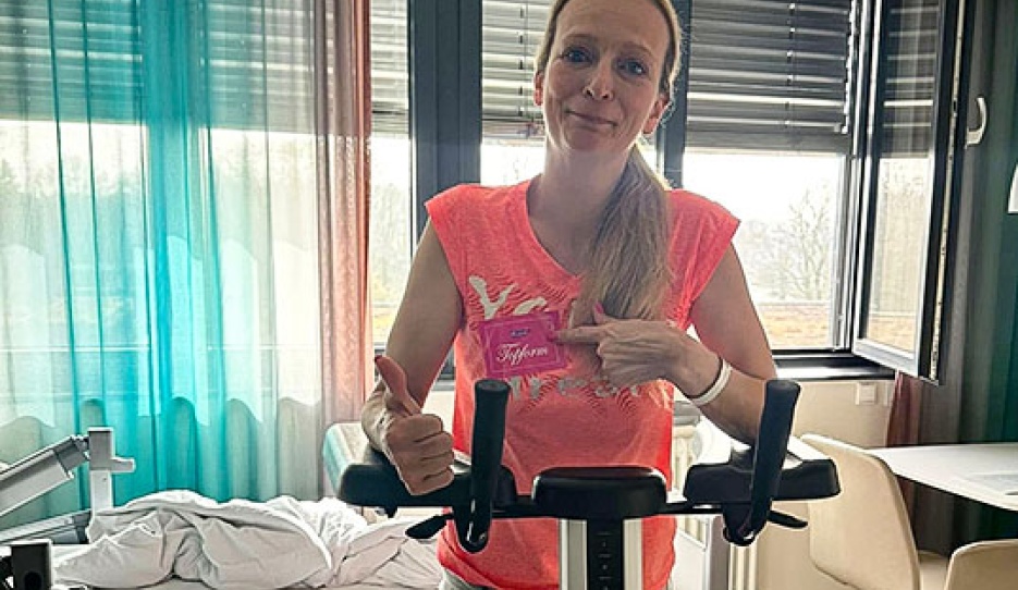 Mareike Mimberg-Hess on the road to recovery :: Photo © private