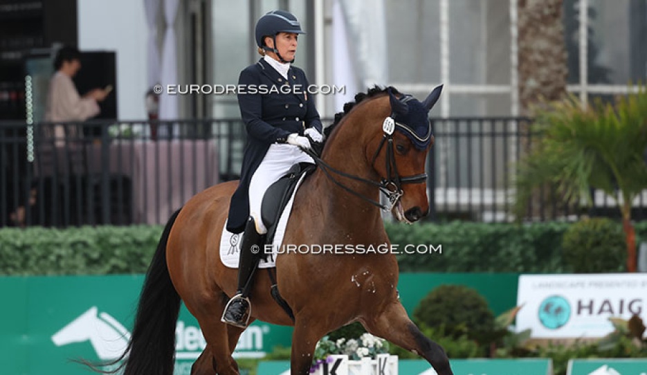 Jennifer Hoffmann and Fandiamo at the 2026 Palm Beach Derby :: Photo © Astrid Appels