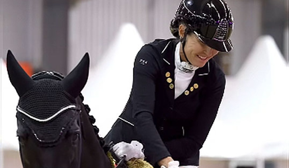 Karen Blythe and Stryker K win the 2026 Australian Young Horse Championships