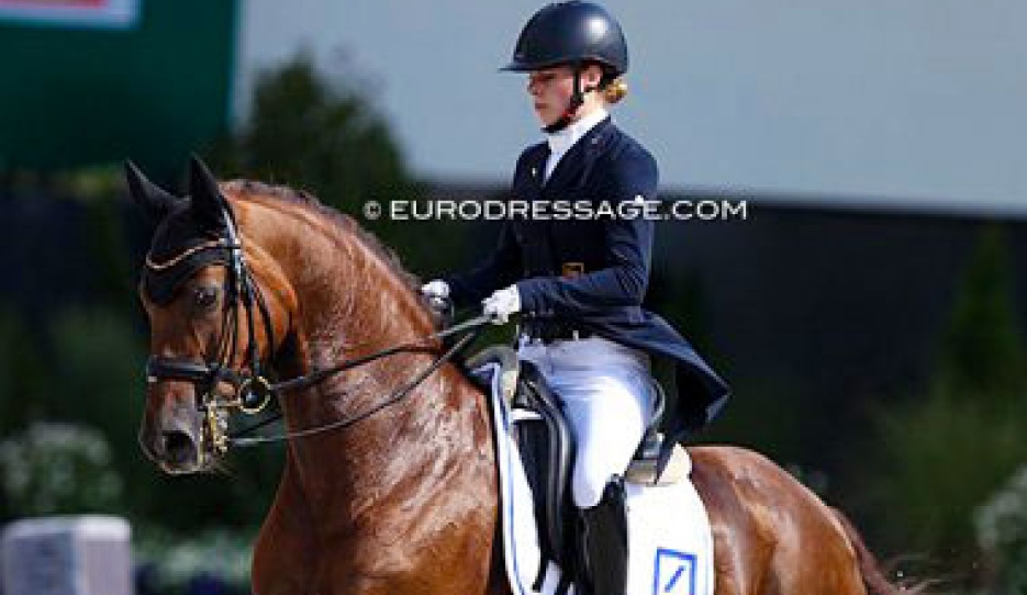 Jil Marielle Becks and Damon's Satelite at the 2021 CDI Aachen :: Photo © Astrid Appels
