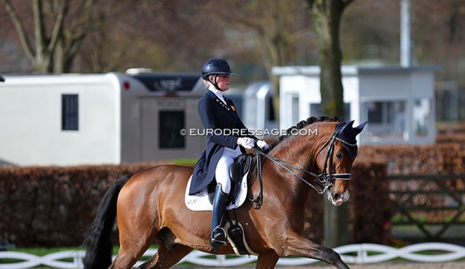 Zoe Kuintjes and Cupido at the 2023 CDI Aachen Festival 4 Dressage :: Photo © Astrid Appels