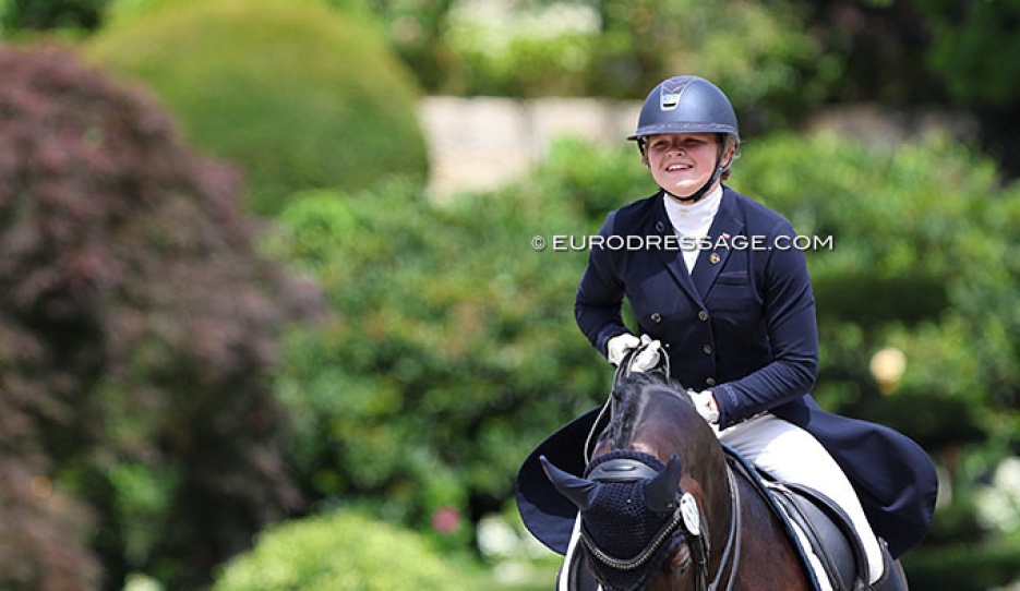 Johana Vasaryova at the 2023 European Junior Riders Championships :: Photo © Astrid Appels