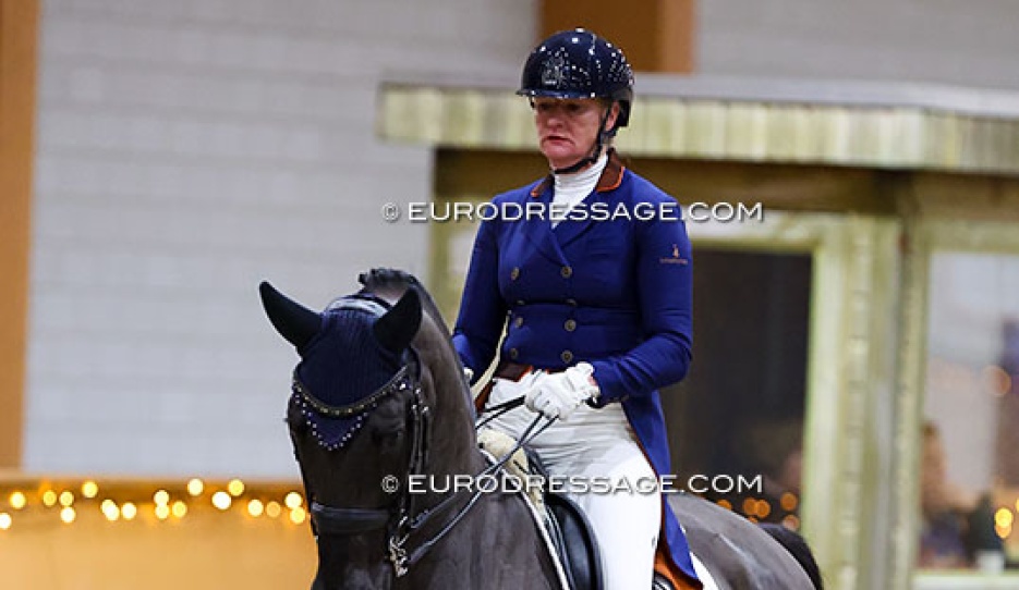Karen Nijvelt and Elysias at the 2023 CDI Kronenberg Indoor :: Photo © Astrid Appels