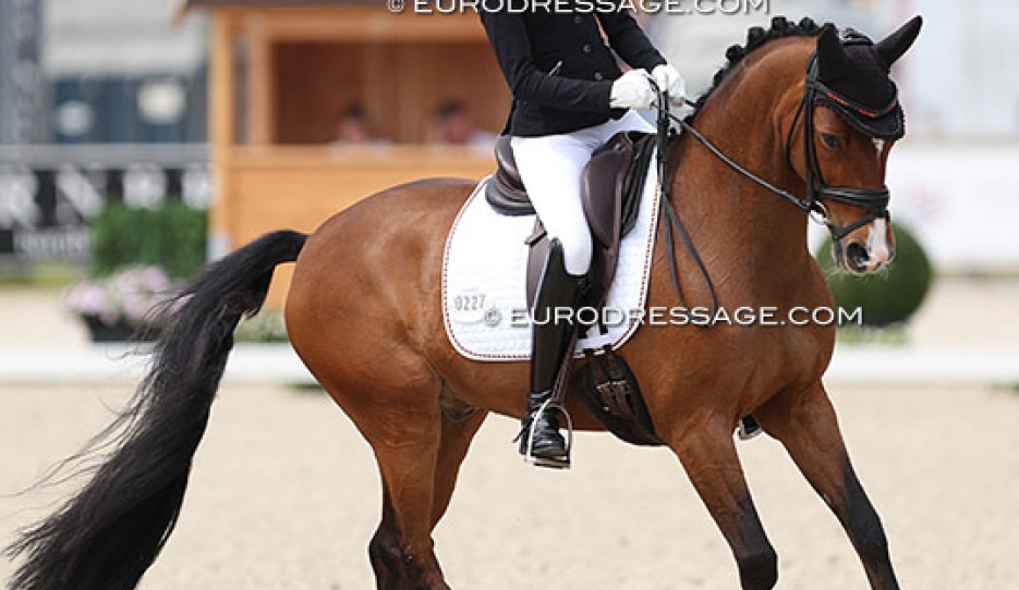Madlin Tillmann and Chilly Morning at the 2024 European Pony Championships :: Photos © Astrid Appels