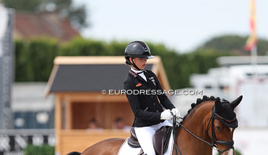 Madlin Tillmann and Chilly Morning at the 2024 European Pony Championships :: Photos © Astrid Appels