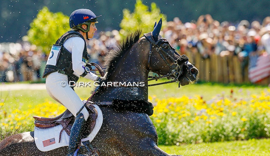 Liz Halliday at the 2024 Olympic Games in Paris :: Photo © Dirk Caremans