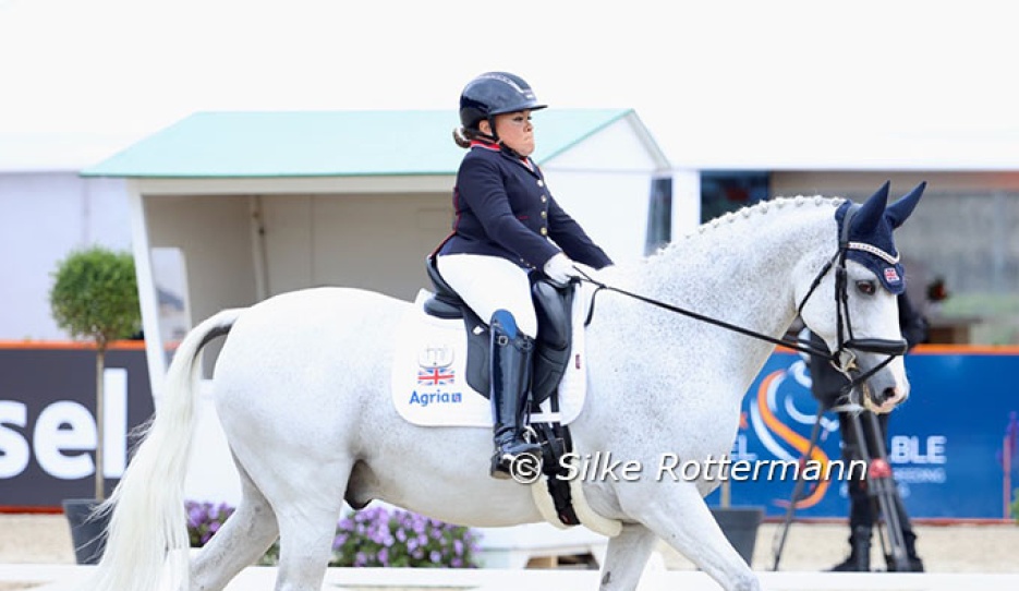 Gabriella Blake on Strong Beau at the 2025 European Para Championships :: Photo © Silke Rottermann