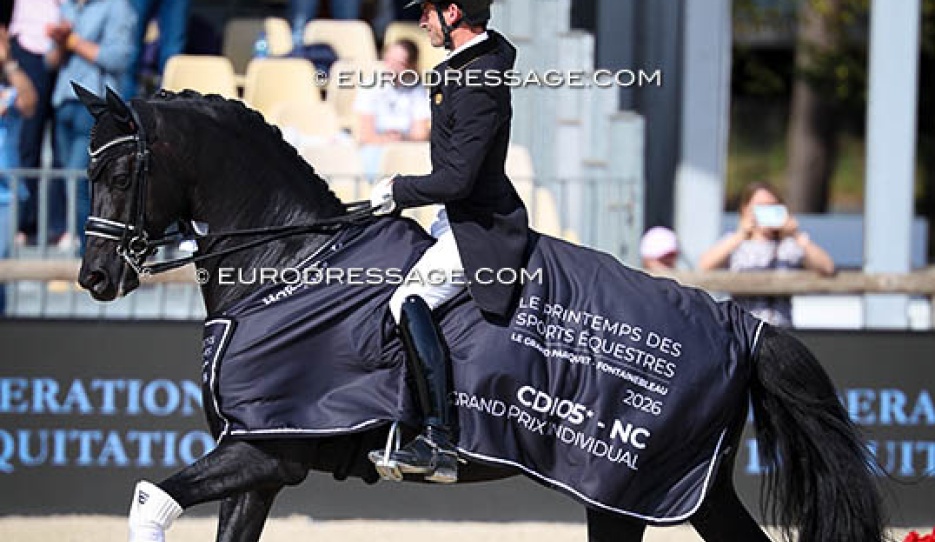 Justin Verboomen and Zonik Plus were the big winners of the 2026 CDIO Fontainebleau:: Photo © Astrid Appels