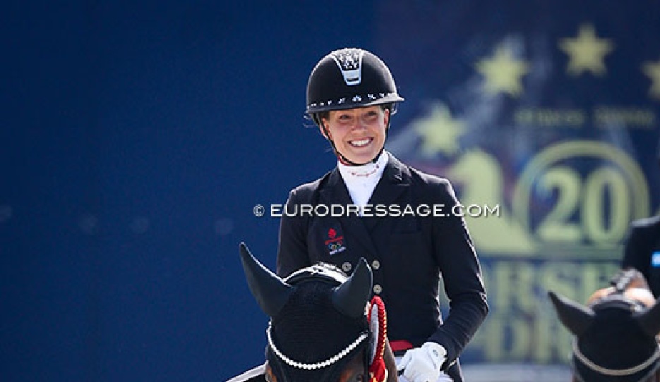 Cathrine Dufour and Mount St. John Freestyle at the 2026 CDI Hagen :: Photo © Astrid Appels