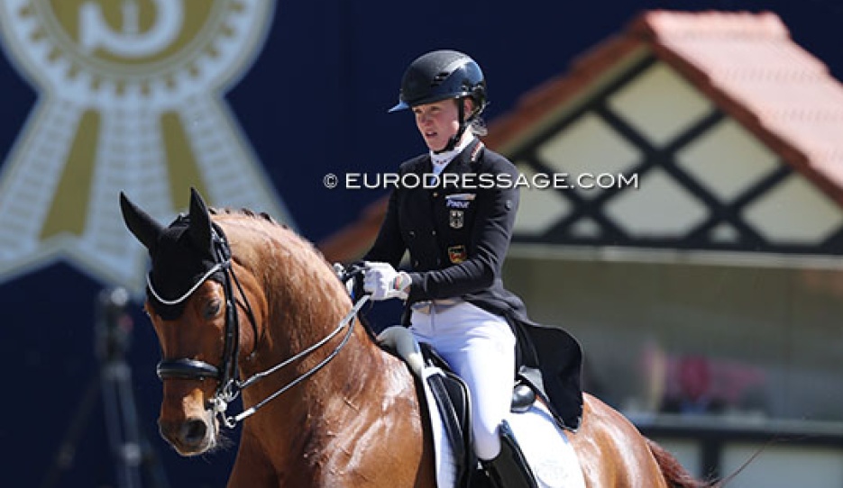Katharina Hemmer and Denoix at the 2026 CDI Hagen :: Photo © Astrid Appels