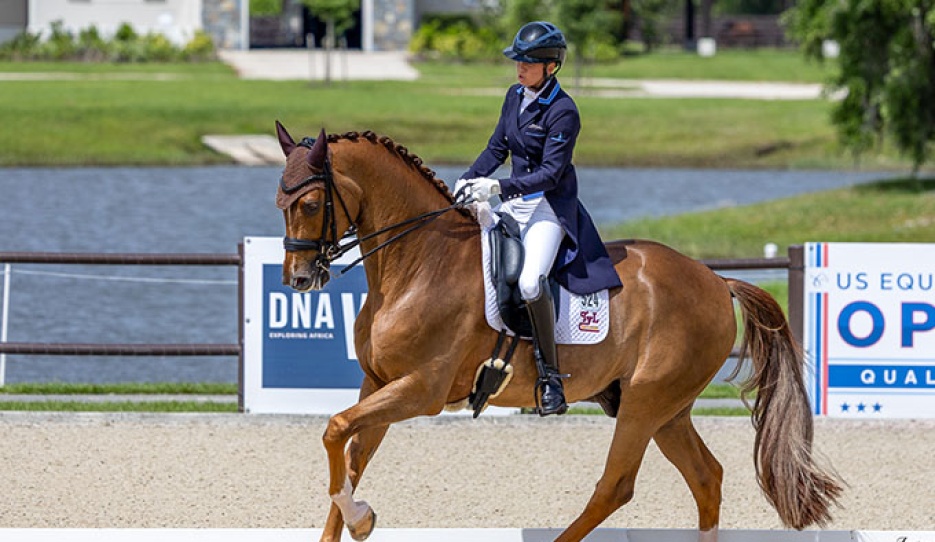 Katie Duerrhammer and Vividus QRE at the 2026 CDI Myakka City