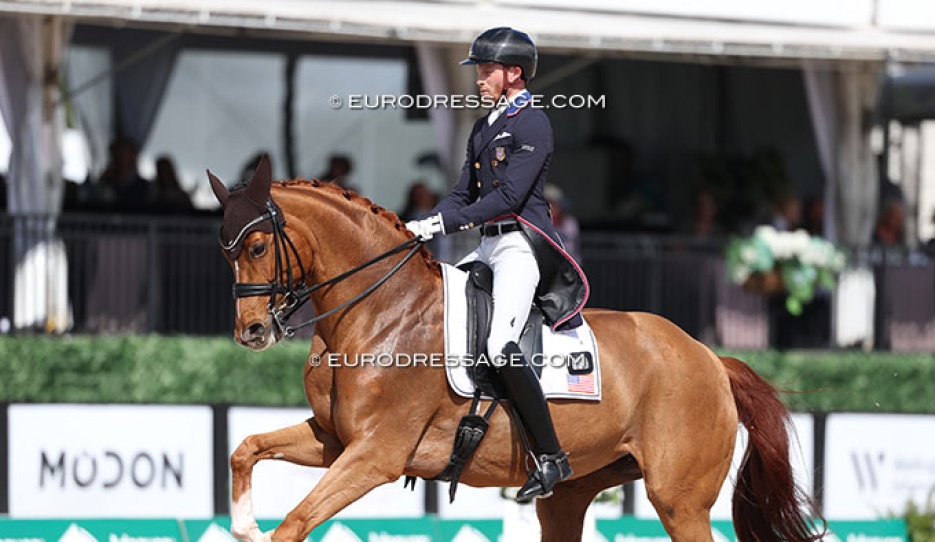 Ben ebeling and Bellena at the 2026 CDI-W Wellington :: Photo © Astrid Appels