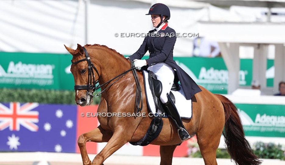 Brittany Fraser-Beaulieu and Jaccardo at the 2026 CDI-W Wellington :: Photo © Astrid Appels