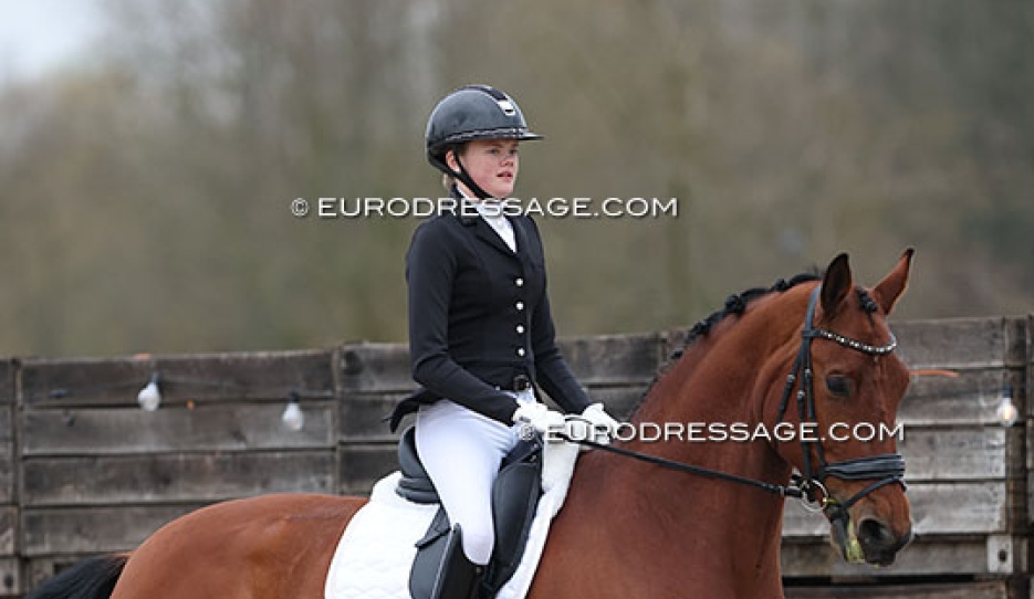 Matilde Malmberg on AC's Pik Midaz at the 2023 CDI Sint-Truiden :: Photo © Astrid Appels