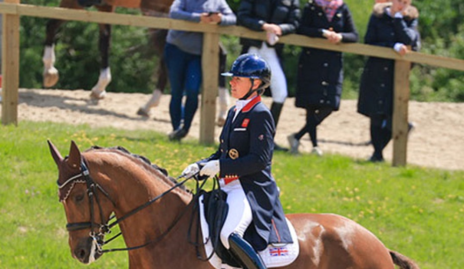 Fiona Bigwood and Donna Bella at the 2026 CDI Hickstead :: Photo © Spidge