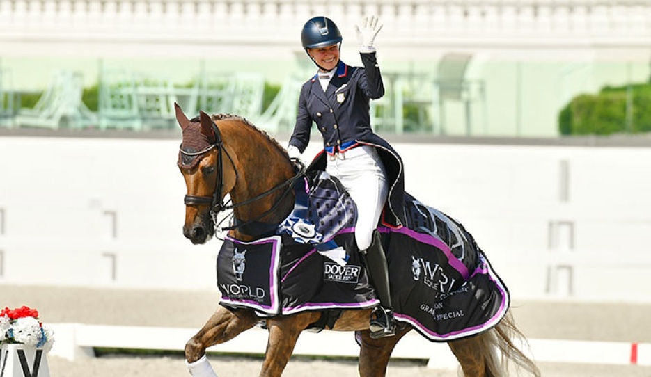 Adrienne Lyle and Helix at the 2026 CDI Ocala :: Photos © Andrew Ryback