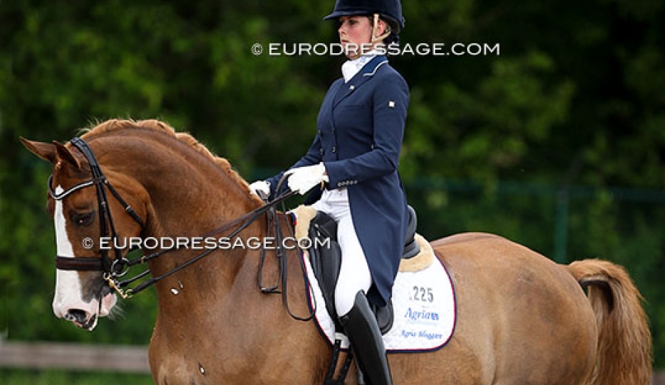 Emelie Brolin and Briman at the 2014 CDI Kapellen :: Photo © Astrid Appels