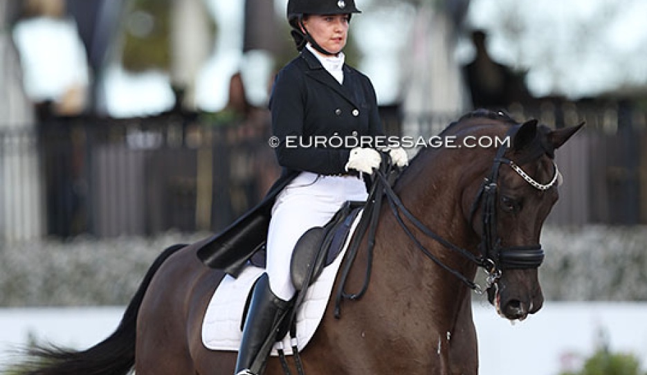 Mackenzie Peer on Ansgar at the 2022 CDI Wellington :: Photo © Astrid Appels