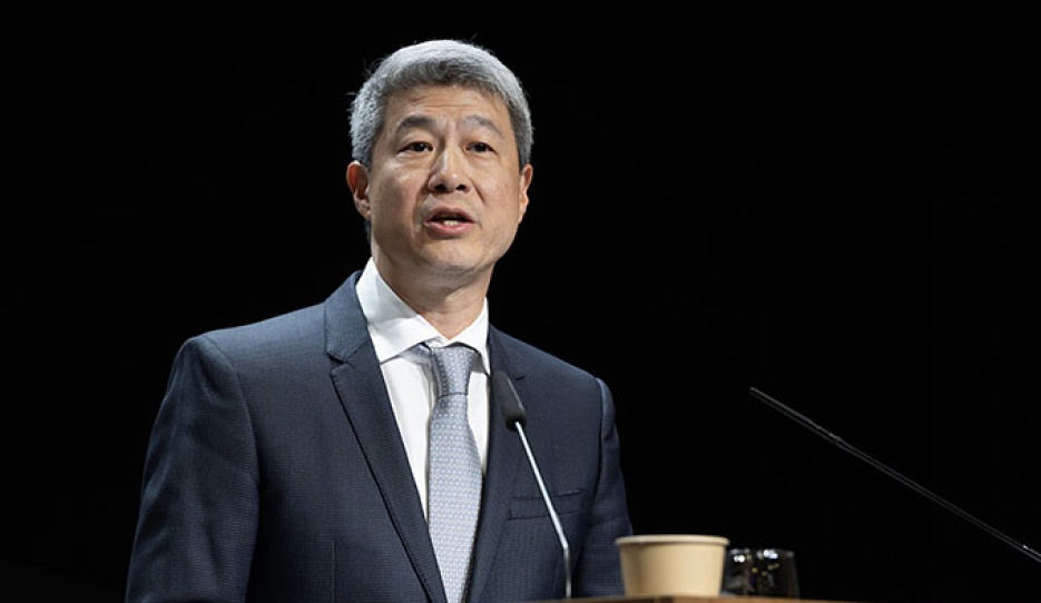 Jack Huang at the 2024 FEI Sports Forum in Lausanne :: Photo © FEI