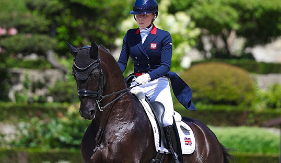 Lilah Gibbs and Dude at the 2025 European Under 25 Championships:: Photo © Astrid Appels