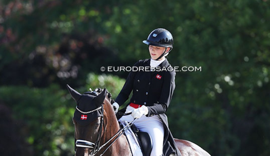 Anna Teibel Raben and Sparaday at the 2025 European Young Riders Championships :: Photo © Astrid Appels