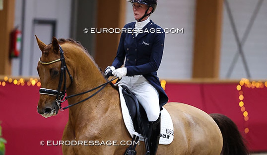 Imke Schellekens-Bartels and Honoré at the 2025 CDI Kronenberg Indoor :: Photo © Astrid Appels