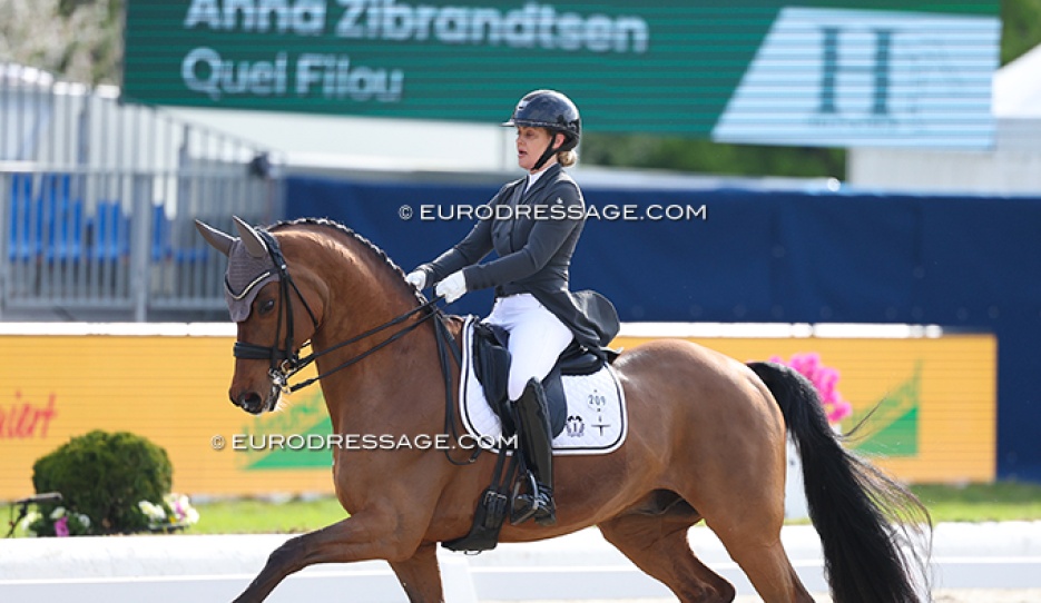 Anna Zibrandtsen and Quel Filou at the 2026 CDIO Hagen :: Photo © Astrid Appels