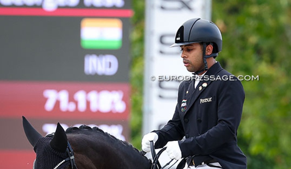 Anush Agarwalla and Straight Horse Floriana at the 2026 CDIO Lier :: Photo © Astrid Appels