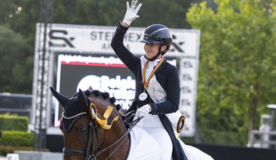 Eline Borrey De Coninck and Lancelot de la Gesse Win 2026 Belgian Platina Cup Silver :: Photos © Digishots
