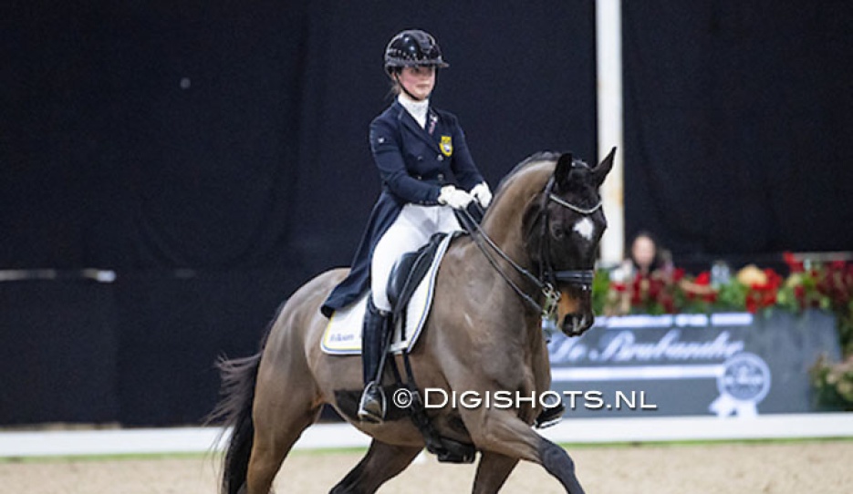 Tove Slåtteby and Ebony EE at the 2026 CDI Lier :: Photo © Digishots