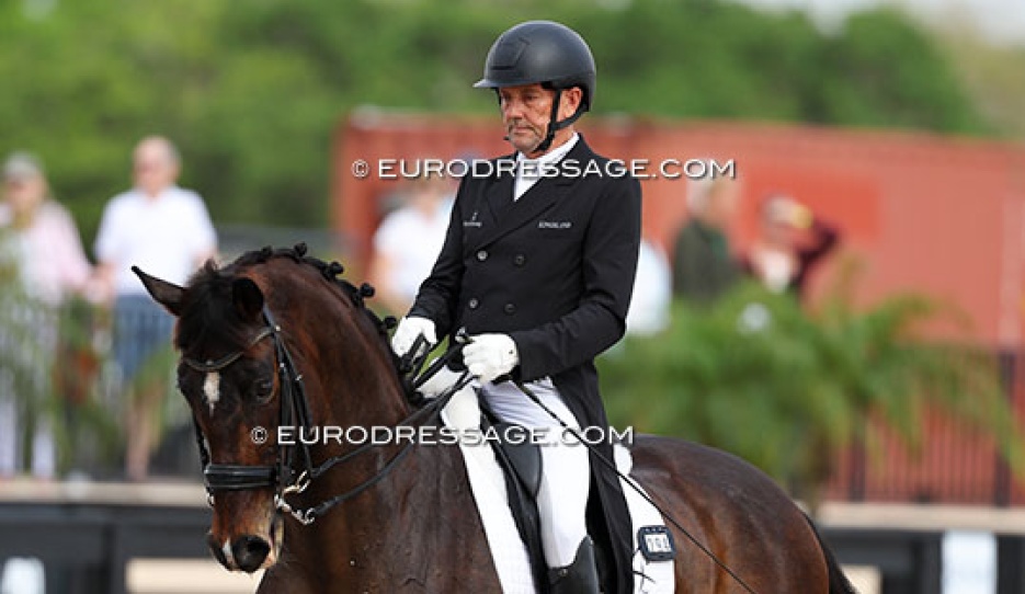 Lars Petersen and Sang Real at the 2026 CDN Wellington :: Photo © Astrid Appels