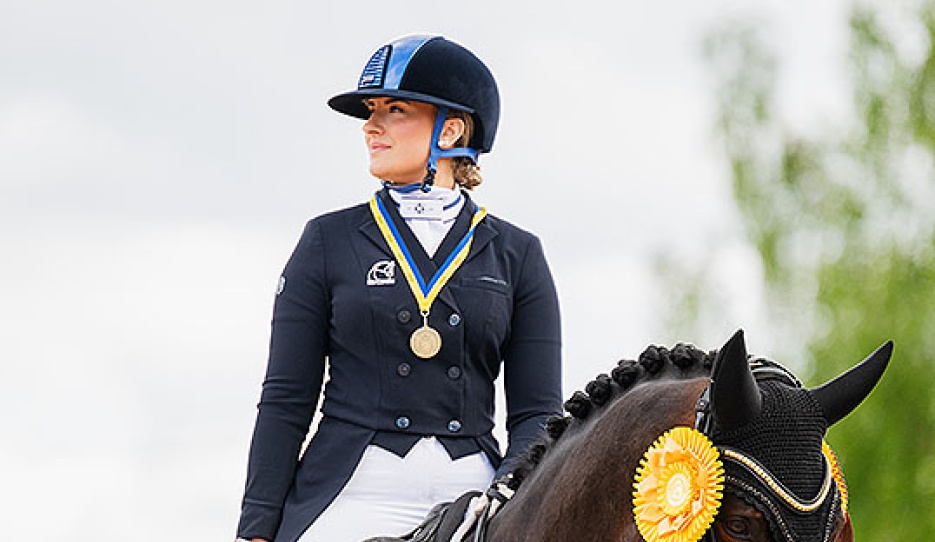 Cecilia Bergåkra and My Friend won bronze at the 2026 Swedish Grand Prix Championship
