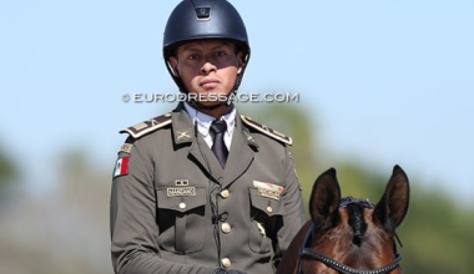 Ricardo Manzano Hernandez and Aguila Real SDN at the 2026 Global Dressage Festival in Wellington :: Photo © Astrid Appels