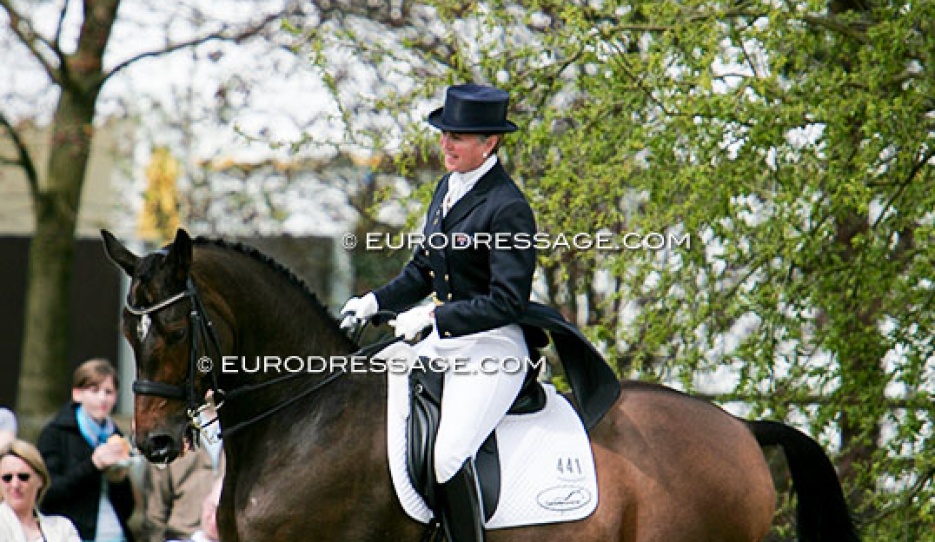 Mary Hanna and Port Said at the 2008 CDI Hagen :: Photo © Astrid Appels