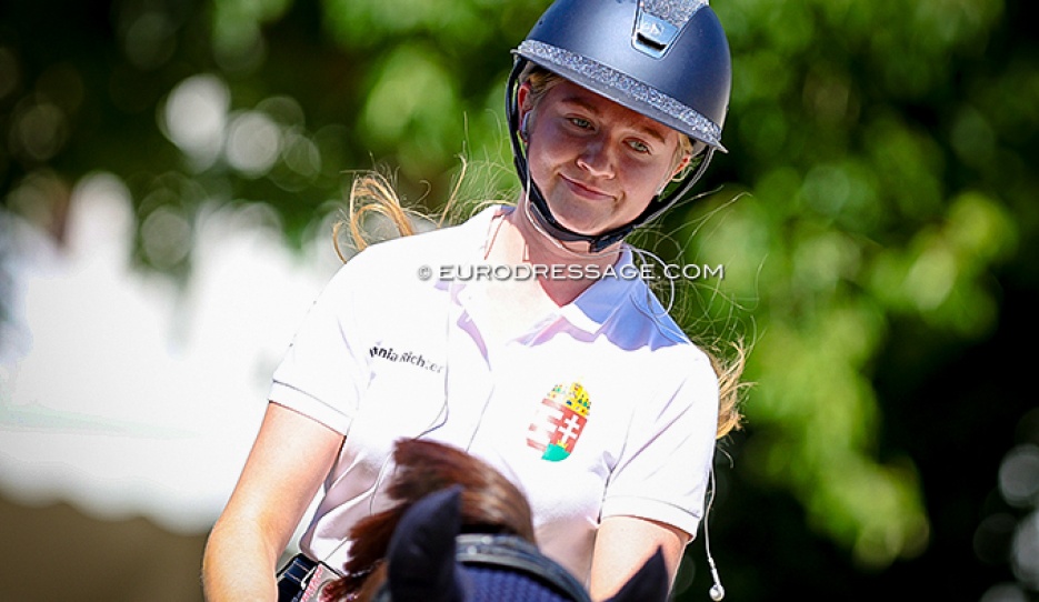 Antonia Richter at the 2023 European Junior Riders Championships :: Photo © Astrid Appels