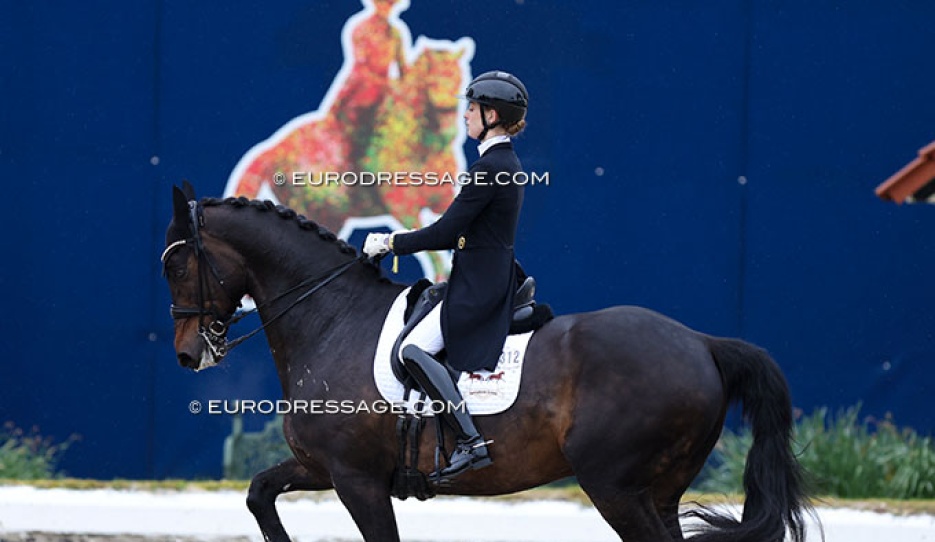 Carina Scholz and Tarantino at the 2024 CDI Hagen :: Photo © Astrid Appels
