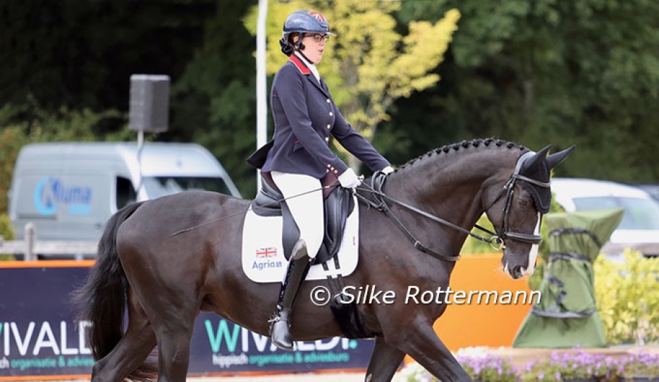 Mari Durward-Akhurst and Athene Lindebjerg at the 2025 European Para Dressage Championships :: Photo © Silke Rottermann